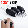 30mm Classic Silicone Rubber Black Disposable Tattoo Grips with Tubes for Wholesale Tattoo Needles Supply